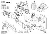 Bosch 3 601 B29 200 Ggs 18V-23Plc Cordless Straight Grinder 18 V / Eu Spare Parts
